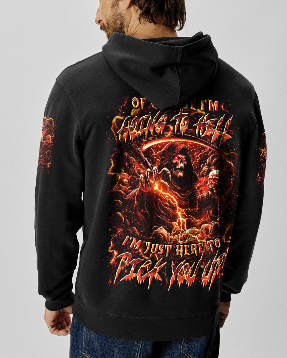 OF COURSE I'M GOING TO HELL REAPER ALL OVER PRINT - YHLN0701263