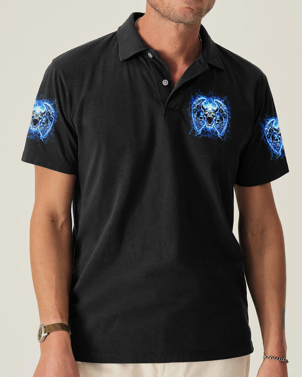 ONE DAY I'M GONNA JUST SAY DEMON SKULL ALL OVER PRINT - YHLN0801261