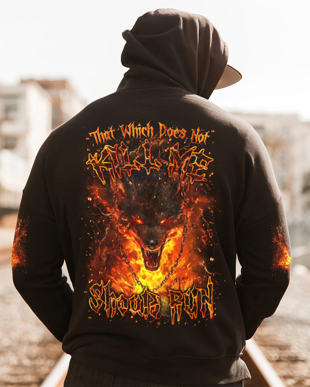 THAT WHICH DOES NOT KILL ME SHOULD RUN WOLF ALL OVER PRINT - YHLN2801261