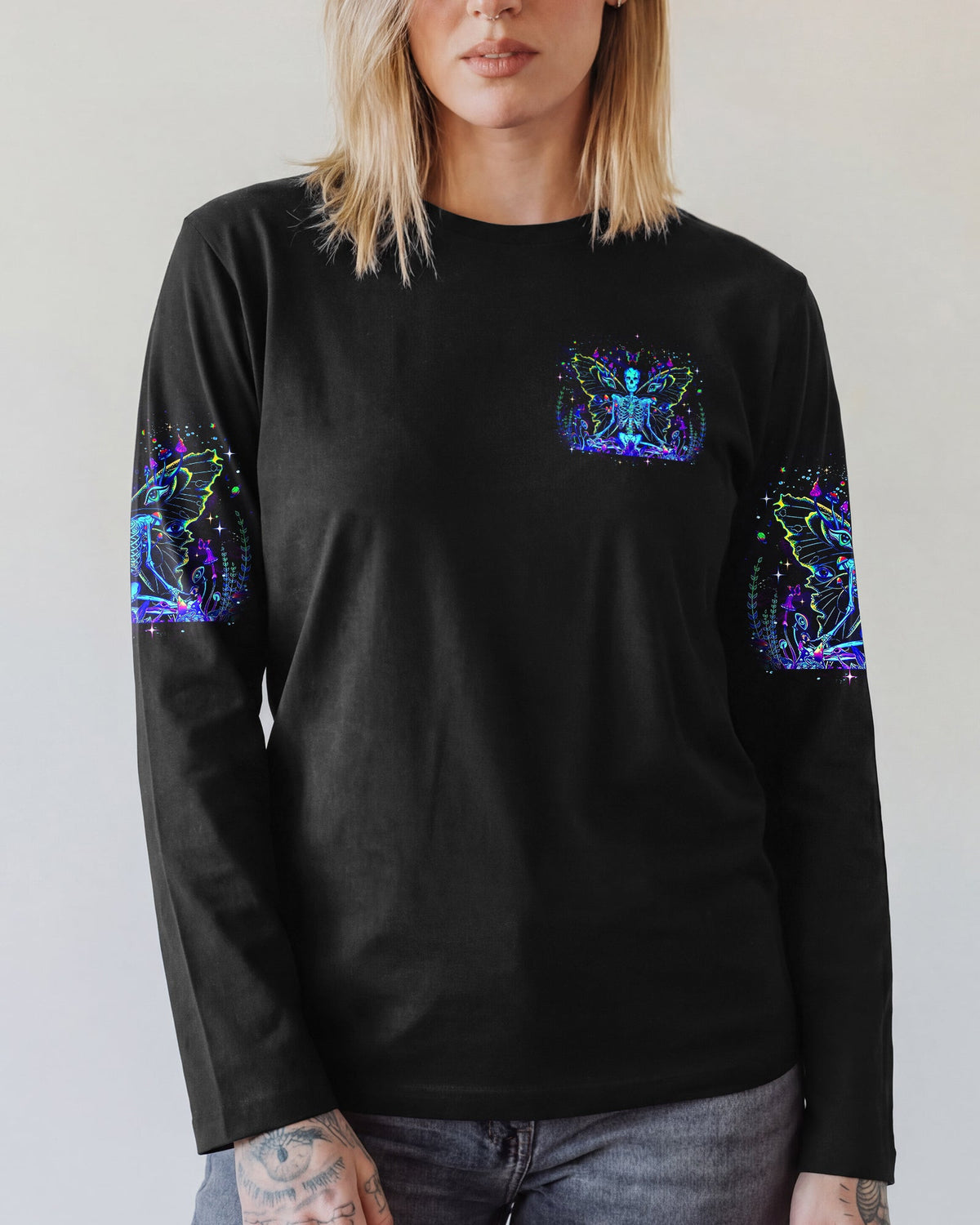 KARMA FAIRY SKULL SKELETON ALL OVER PRINT - YHLT2101262