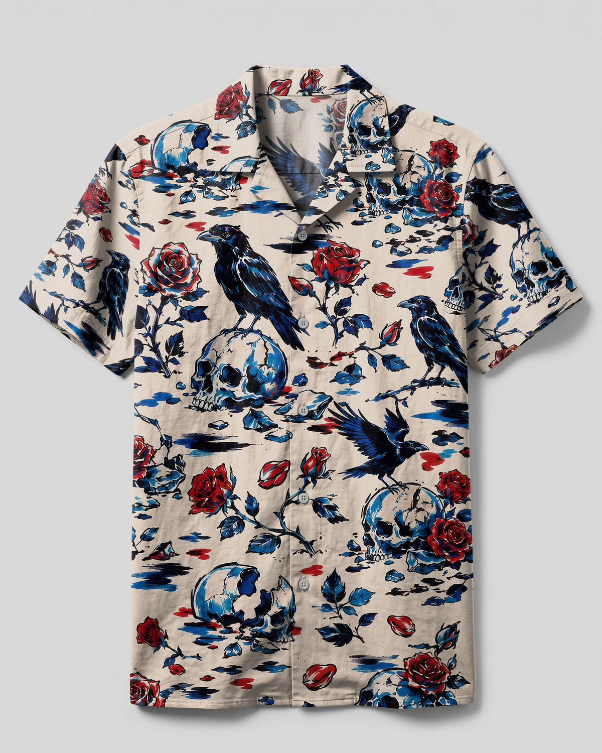 RAVENS AND ROSE CAMP SHIRT  - TLTW3006265
